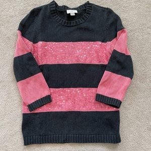 Loft sequin sweater 3/4 sleeve